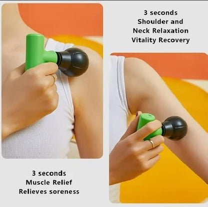 LAWRANT - Mini Massage Gun, Powerful Fascial Gun Portable Deep Tissue Percussion Muscle Back Head Massager
