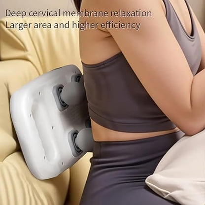 LAWRANT - 4-Head Deep Tissue Percussion Massage Gun for Full-Body Muscle Relief