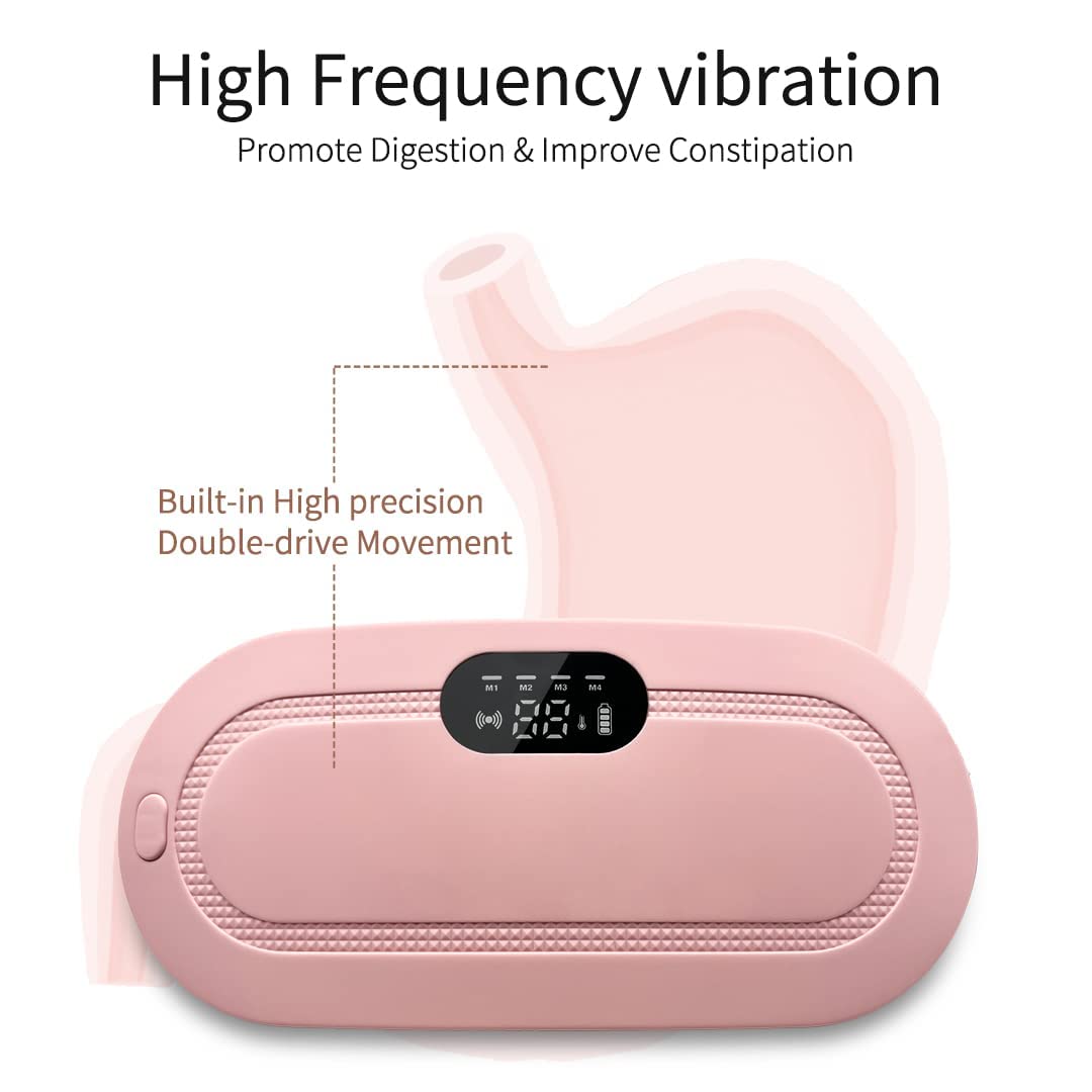 LAWRANT - Menstrual Heating Pad Massager Portable Cordless Period Pain Relief