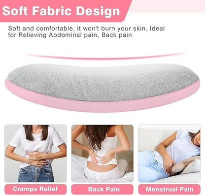 LAWRANT - Menstrual Heating Pad Massager Portable Cordless Period Pain Relief