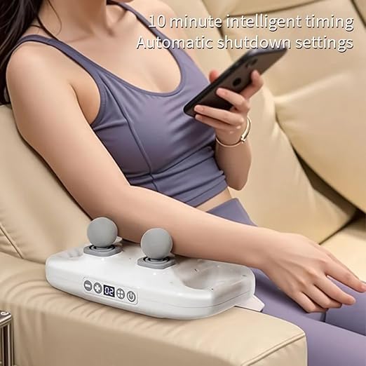 LAWRANT - 4-Head Deep Tissue Percussion Massage Gun for Full-Body Muscle Relief
