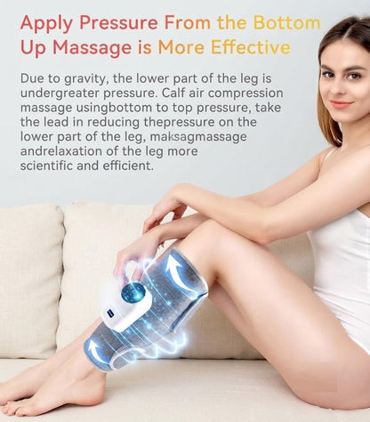 LAWRANT - Leg Massager Pain Relief, Calf Air Compression Massager with Heat