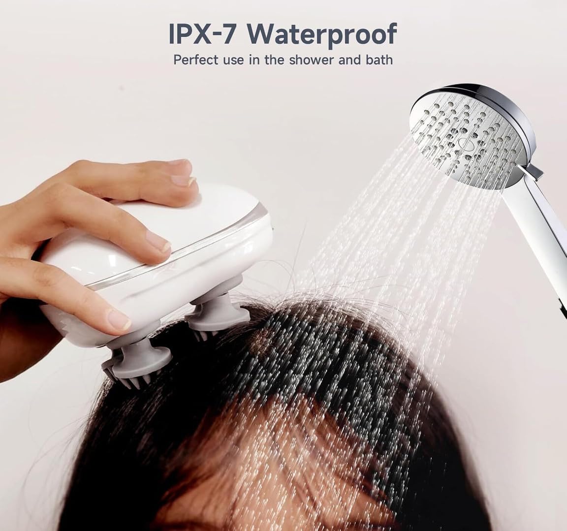LAWRANT - Electric Rechargeable Scalp & Head Massage Massager for Stress Relief and Deep Kneading