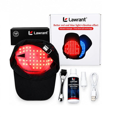 Lawrant - Red Light Hair Growth Cap  -Give Your Hair & Scalp Some Extra Care!