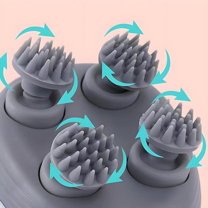 LAWRANT - Electric Rechargeable Scalp & Head Massage Massager for Stress Relief and Deep Kneading