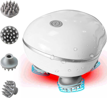 LAWRANT - Electric Rechargeable Scalp & Head Massage Massager for Stress Relief and Deep Kneading