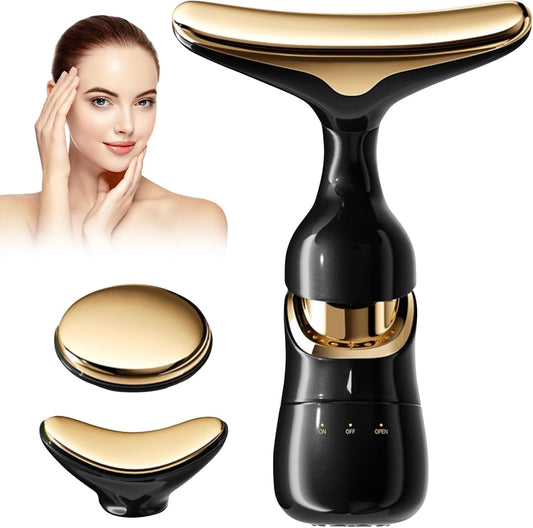 LAWRANT - 3-in-1 Face Massager for Women Anti Wrinkle & Aging Facial and Neck Massage Kit