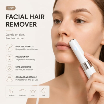 LAWRANT Mini Hair Remover – Gentle Facial Hair Removal Device