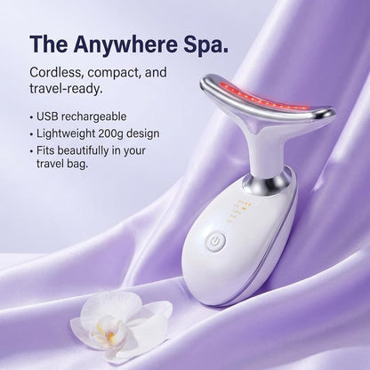 LAWRANT - 7-Color LED Light Therapy Facial Massager