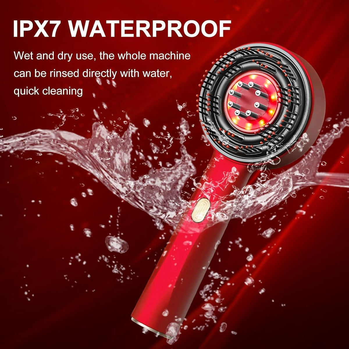 LAWRANT - Red Light Therapy Hair Growth & Scalp Care Brush