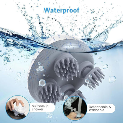 LAWRANT - Electric Rechargeable Scalp & Head Massage Massager for Stress Relief and Deep Kneading