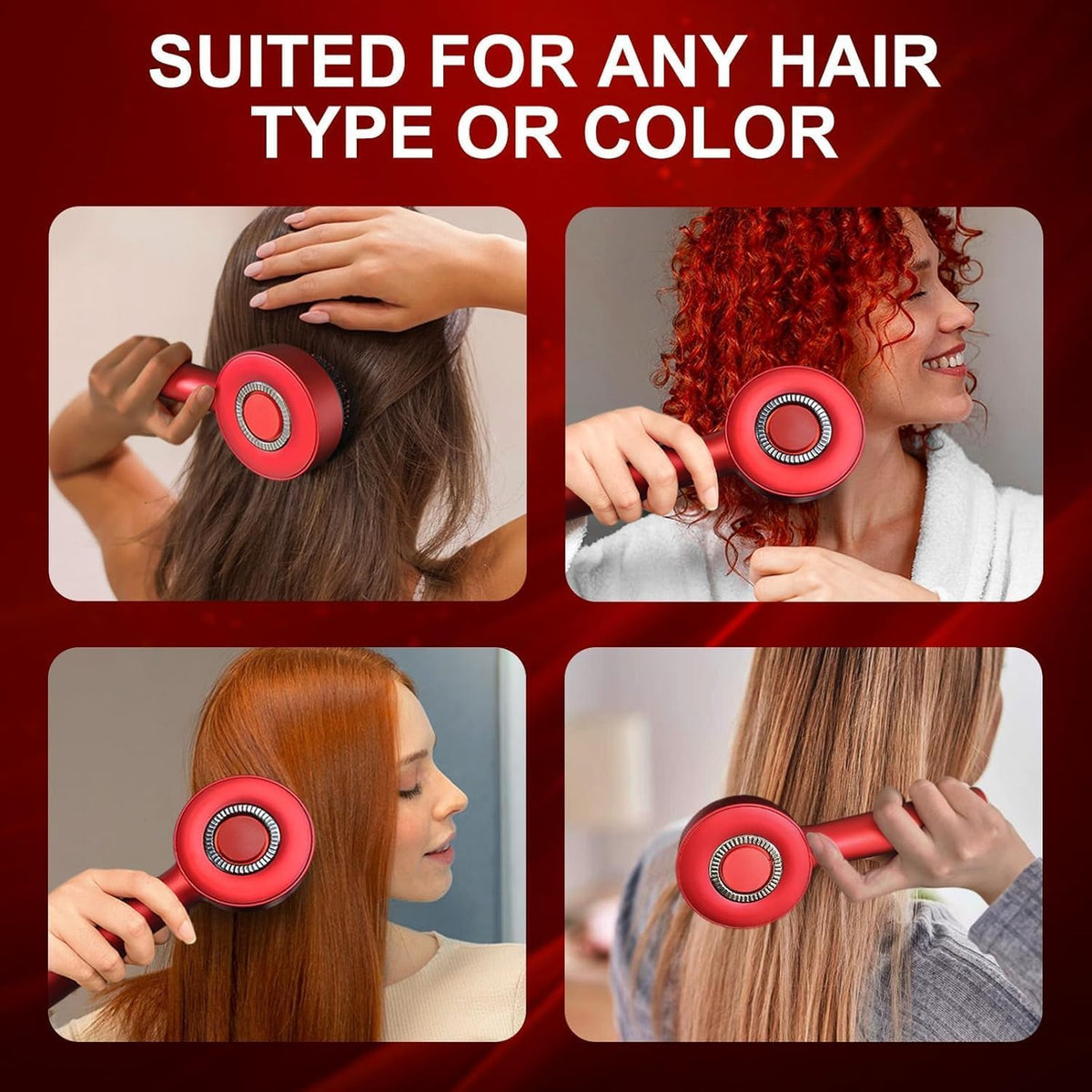LAWRANT - Red Light Therapy Hair Growth & Scalp Care Brush
