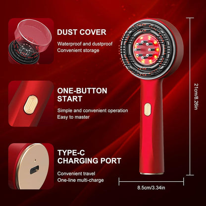LAWRANT - Red Light Therapy Hair Growth & Scalp Care Brush
