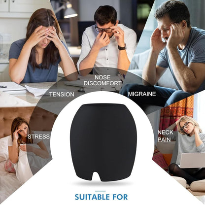 LAWRANT - 2-in-1 Full-Cover & Half-Cover Sleep, Relaxation & Light-Blocking Eye Mask
