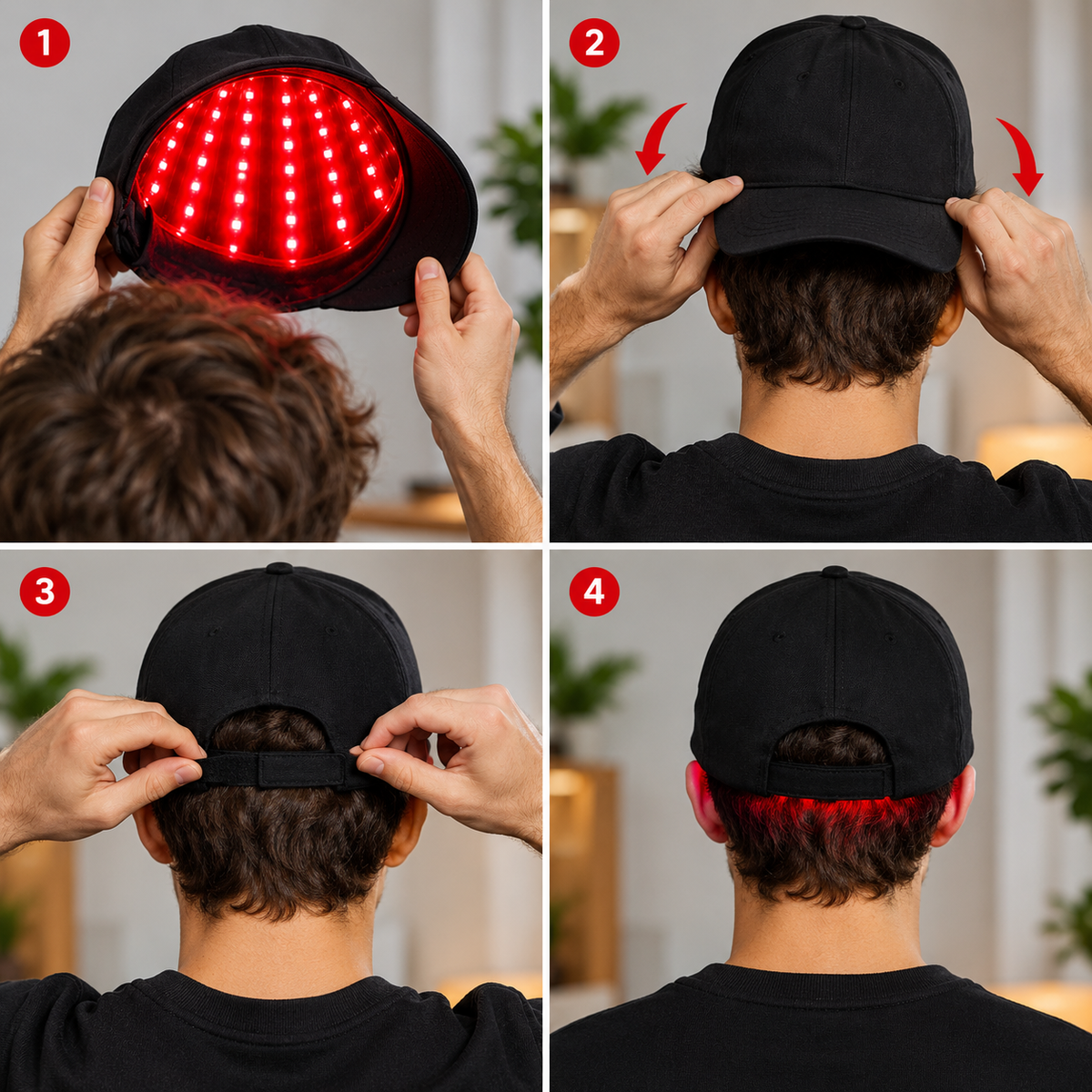 Lawrant Red Light Therapy Hair Growth Cap – LED Scalp Care & Hair Growth Support