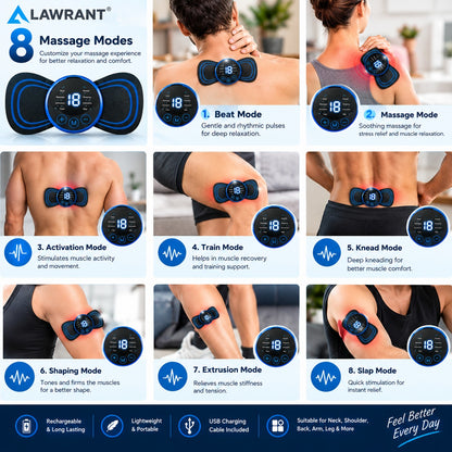 LAWRANT - Advanced Neck & Shoulder Massager for Relaxation and Daily Muscle Relief!