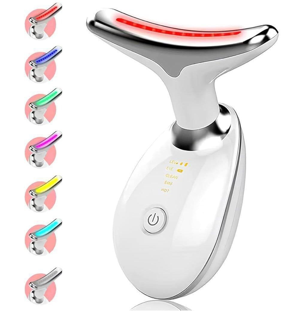 LAWRANT - 7-Color LED Light Therapy Facial Massager